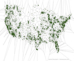 The Spatial Distribution of Americans in Relationship to Starbucks ...